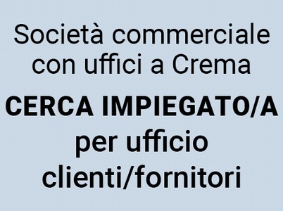 impiegato/a ufficio commerciale